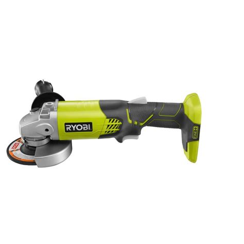 Ryobi 18 Volt One Cordless 4 12 In Angle Grinder Tool Only P421