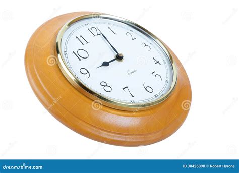 9 Oclock Clock Stock Photo Image 30425090