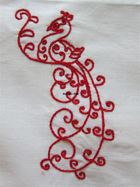 Royce's Hub: Basic Embroidery Stitches: Chain Stitch