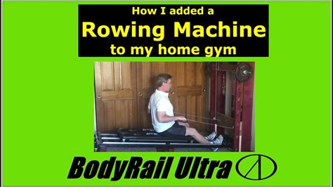 Diy Home Gym How I Added A Rowing Machine To My Home Gym Youtube
