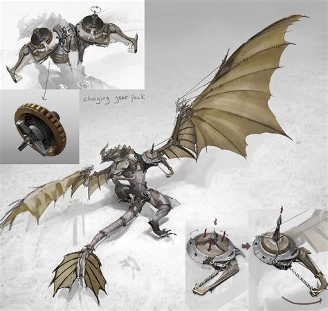 Artstation Dragon Concept Daeyoon Huh Criaturas Fantásticas Arte De