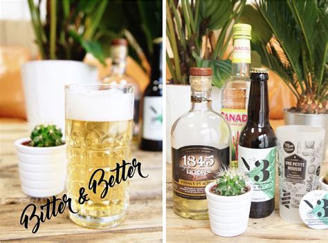 Cocktail bière au whisky et IPA voici notre Better Bitter