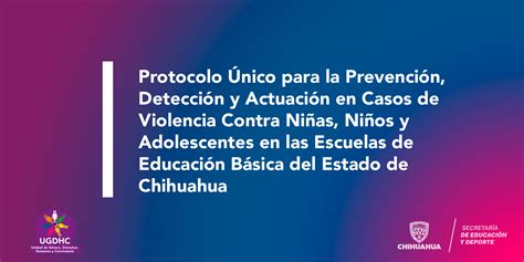 Protocolo Único Para La Prevención Detección Y Actuación En Casos De