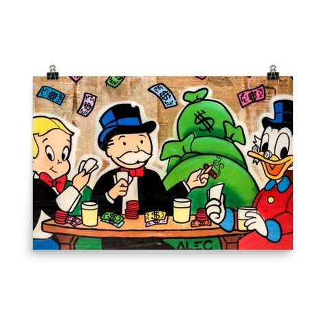 Alec Monopoly Picture Mr Monopoly Richie And Scrooge Playing Card Game