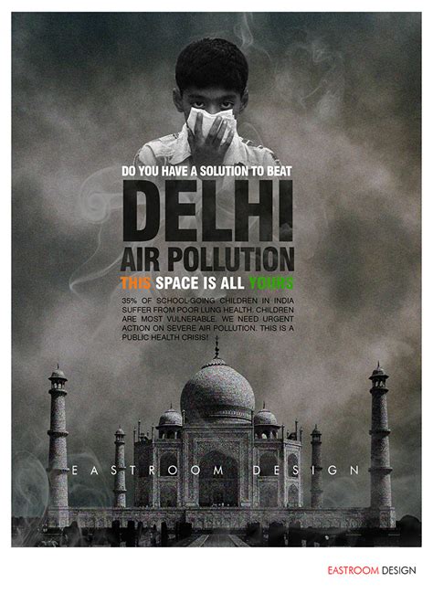 Delhi Air Pollution Poster Concept On Behance