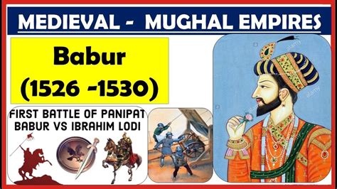L 23 Mughal Empires 1526 1857 Babur 1526 1530 Medieval History