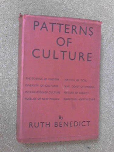 patterns of culture benedict ruth 9780710010704 abebooks