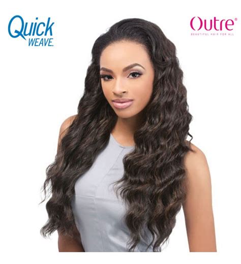 Outre Quick Weave Synthetic Hair Half Wig Batik Tahitian Bundle Hair