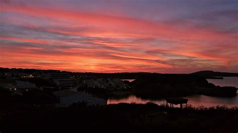 Menorca Sunset Sunset Seen From Our Holiday Villa The Apt Flickr