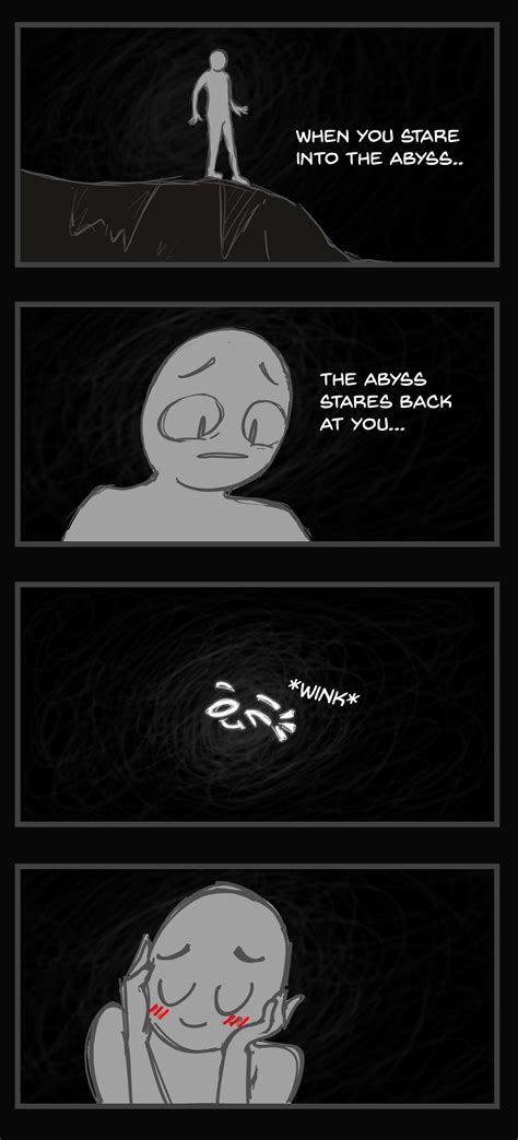 when you stare into the abyss [x post r comics] r soma