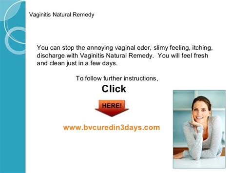 Vaginitis Natural Remedy How To Stop Bv In A Few Days