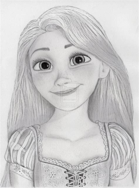 Rapunzel From Tangled By Julesrizz On Deviantart Princess Drawings