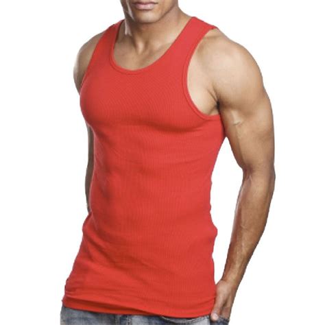 2 Premium Quality 100 Cotton Men A Shirt Undershirt Wife Beater Muscle Tank Top Ebay