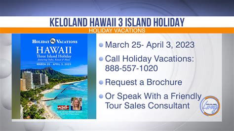 Holiday Vacations Hawaii Three Island Holiday Tour