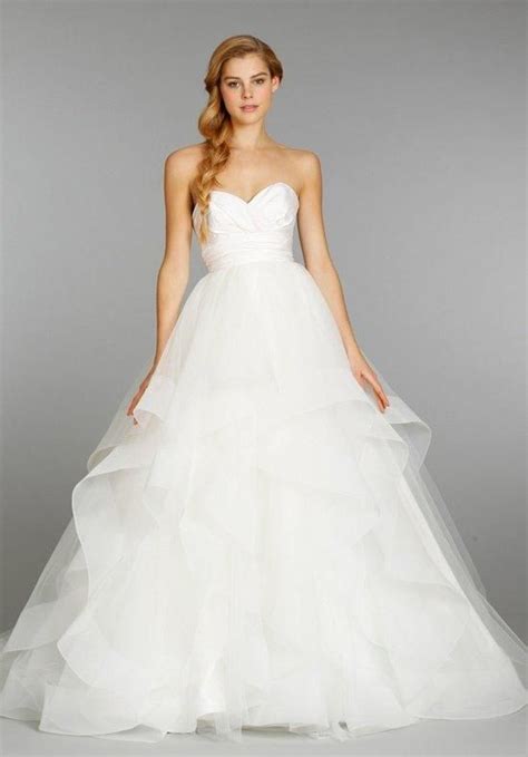 Hayley Paige Ball Gowns Wedding Wedding Dress Train Bridal Ball Gown