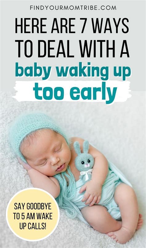7 Ways To Deal With Your Baby Waking Up Too Early Baby Remedies Baby