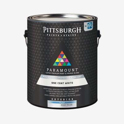 Close help center sign up & save big. PARAMOUNT Exterior One Coat White Paint & Primer ...