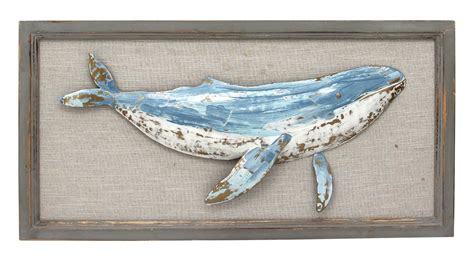 Seaside marina framed wall decor. Wooden Whale Wall Décor | Whale wall decor, Wooden whale ...