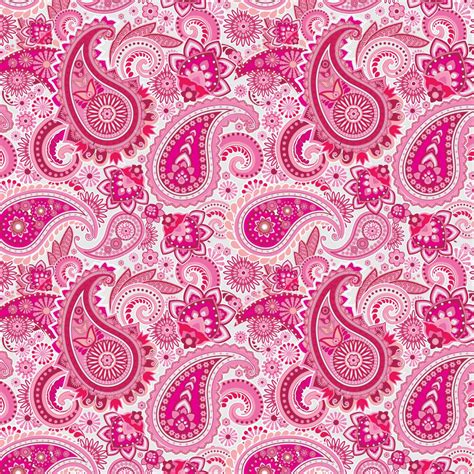 Pink Paisley 24 Pattern