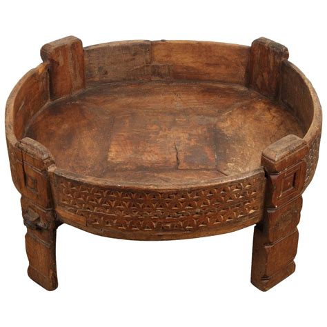 The excellent photograph below, is section of moroccan coffee table is really a perfect option piece of writing which is labeled within copper, mosaic tables, round tables, and posted at june 7th, 2016 07:43:37 am by. Moroccan Round Wooden Tribal Table at 1stdibs