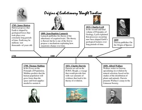 Theory Of Evolution Theory Of Evolution History Timeline