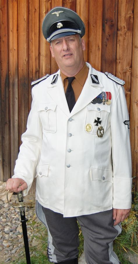 Waffen Ss White Summer Dress Officers Tunic Uniforms Of War The