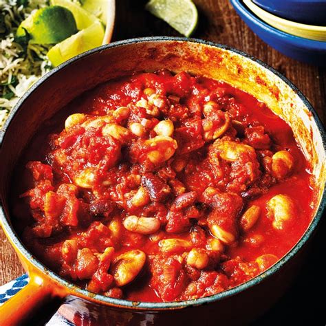 The perfect basmati rice would be long and tapered at the ends. Mixed bean veggie chilli with coriander rice | Healthy ...