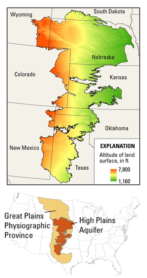Great Plains Physiographic Province And The High Plains Aquifer Us