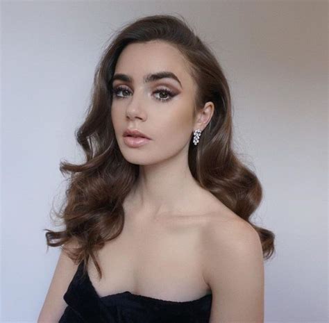 Lily Collins Wedding Hair And Makeup Hair Beauty Hair Inspiration