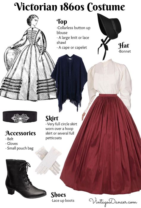 Make An Easy Victorian Costume Dress With A Skirt And Blouse Victorian