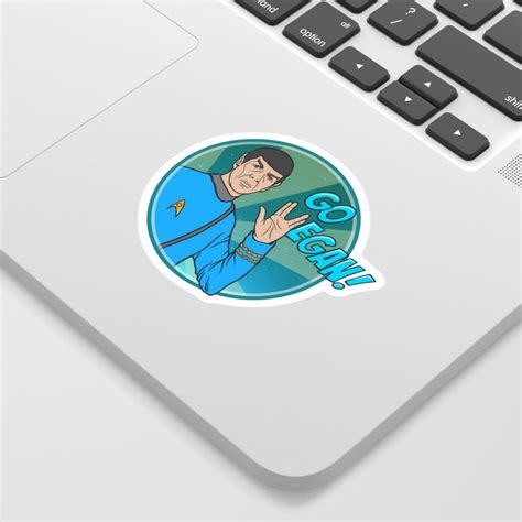 Buy Vegan Spock Sticker By Memememelinda Worldwide Shipping Available