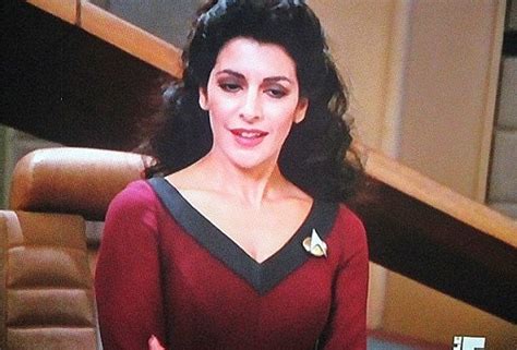 Marina Sirtis As Counselor Deanna Troi 1991 In Star Trek The Next