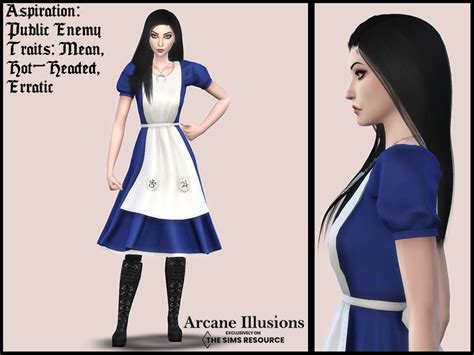 The Sims Resource Arcane Illusions Alice Liddell