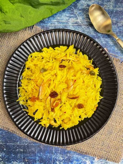 Zarda Pulao Sweet Rice Instant Pot Indian Veggie Delight