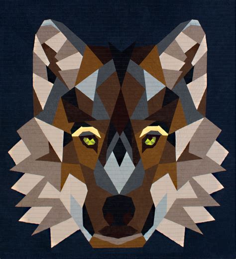 Wolf Abstractions — Violet Craft In 2021 Paper Pieced Quilt Patterns