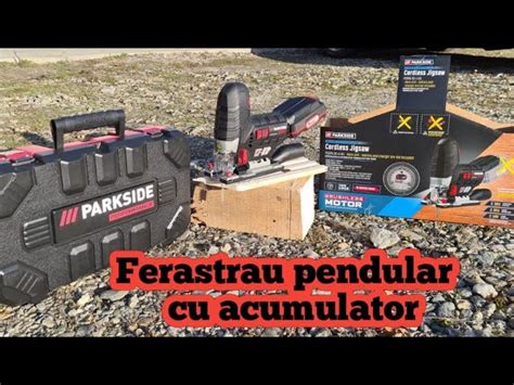 Smeta Reprezentativni Korak Fierastrau Pendular Cu Acumulator Parkside