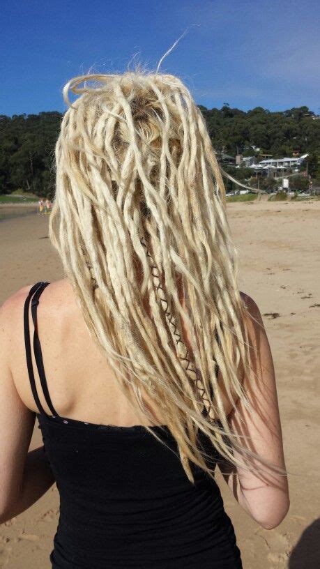 white blonde dreadlocks bohemian dreads lorne beach autumn 2014 blonde dreadlocks natural