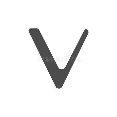 VeChain VEN. Vector Illustration Crypto Coin Ic Stock ...