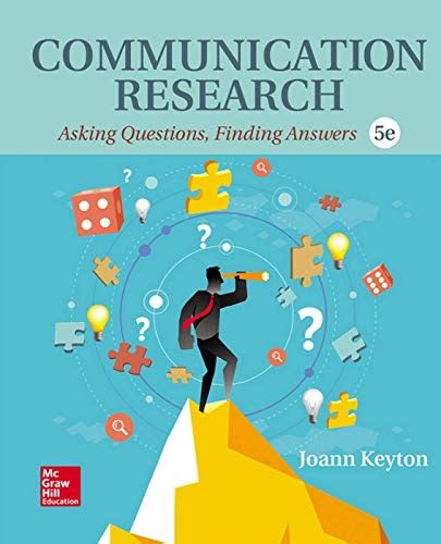 Communication Research Asking Questions Finding Answers Keyton