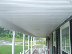 Soffits are typically used as the exposed undersurface of the roof overhang above exterior siding. Using Vinyl Beadboard Soffit for Porch Ceilings | To do ...