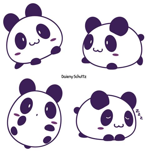 Purple Panda By Daieny On Deviantart