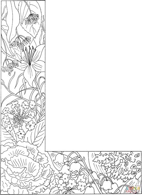 Despicable me 3 coloring pages. Letter L with Plants coloring page | Free Printable ...