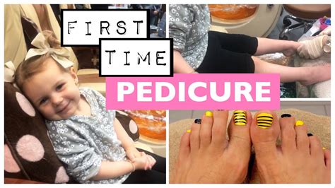 💄 Girls First Pedicure With Dad 💋 Youtube