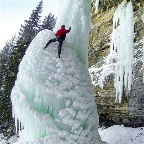 The Famous Ice Climb The Fang In East Vail Colorado Photo Zach