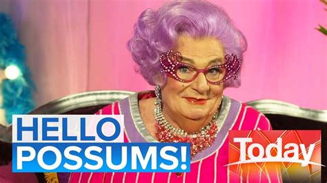 Dame Edna Opens Up About Returning To The Stage Today Show Australia