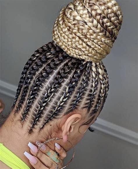 Pin By Shanta C On Buns Braided Hairstyles Hair Styles African Hair