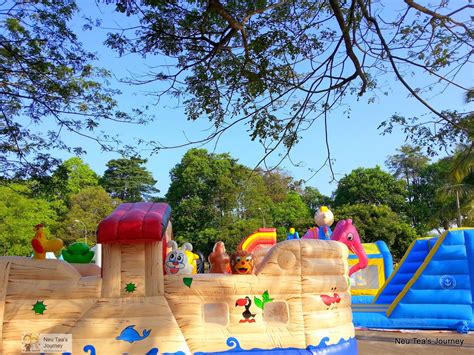 A vast grass park equipped with amphitheater, gardens, jogging track. Neu Tea's Journey: Bukit Layang-Layang at Pasir Gudang