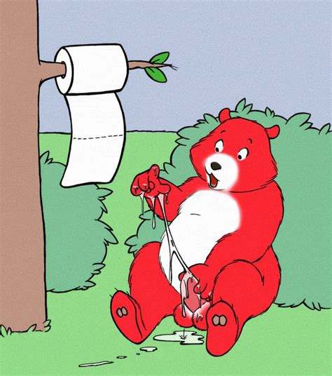 Rule 34 Bear Charmin Bear Mascot Masturbation Outdoors Red Fur Tagme 890121