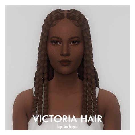 Oakiyo Victoria Hair The Sims 4 Create A Sim Curseforge