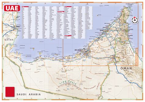 Maps of United Arab Emirates | Detailed map of UAE in English | Tourist